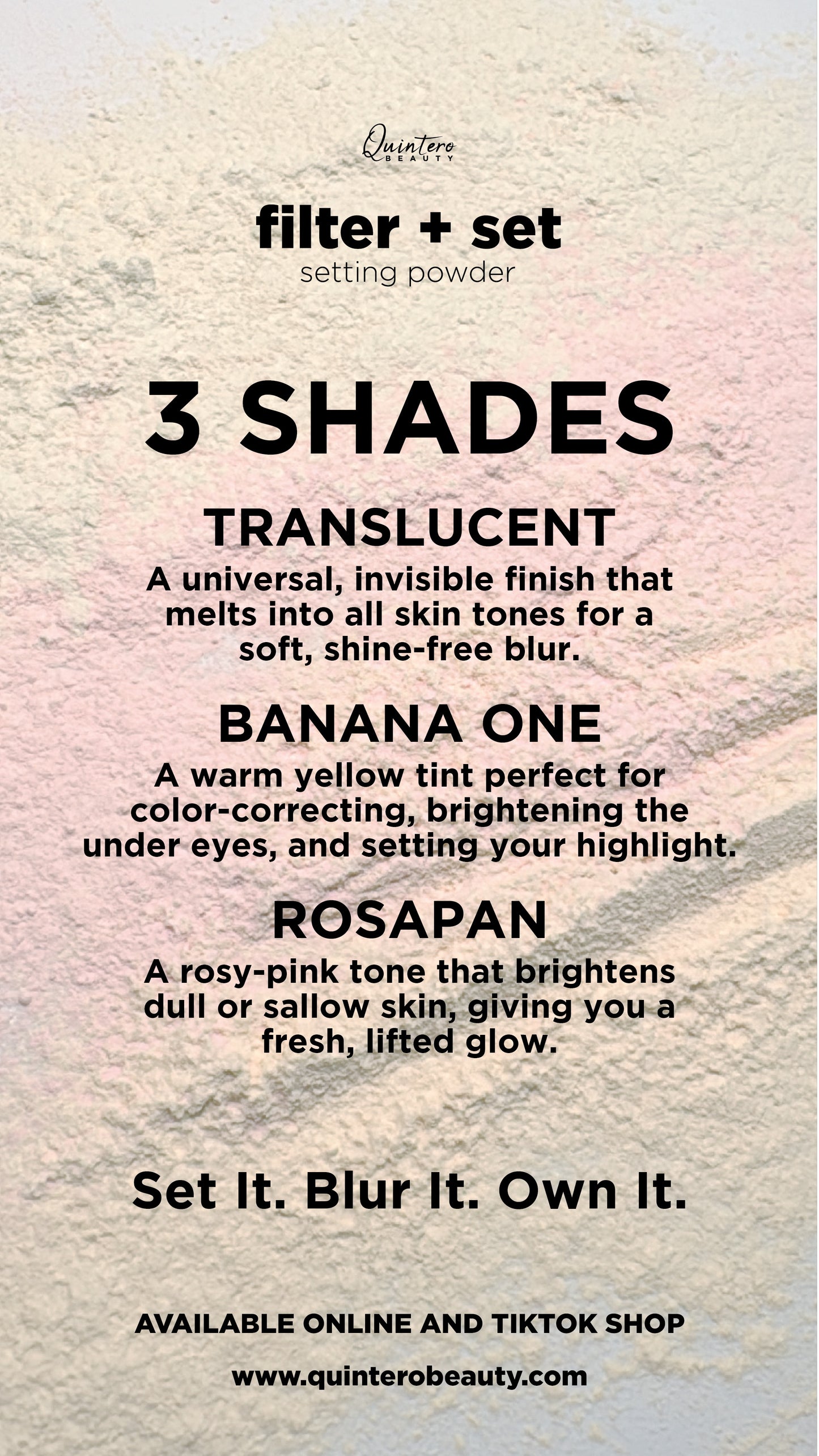 Filter + Set Setting Powder
