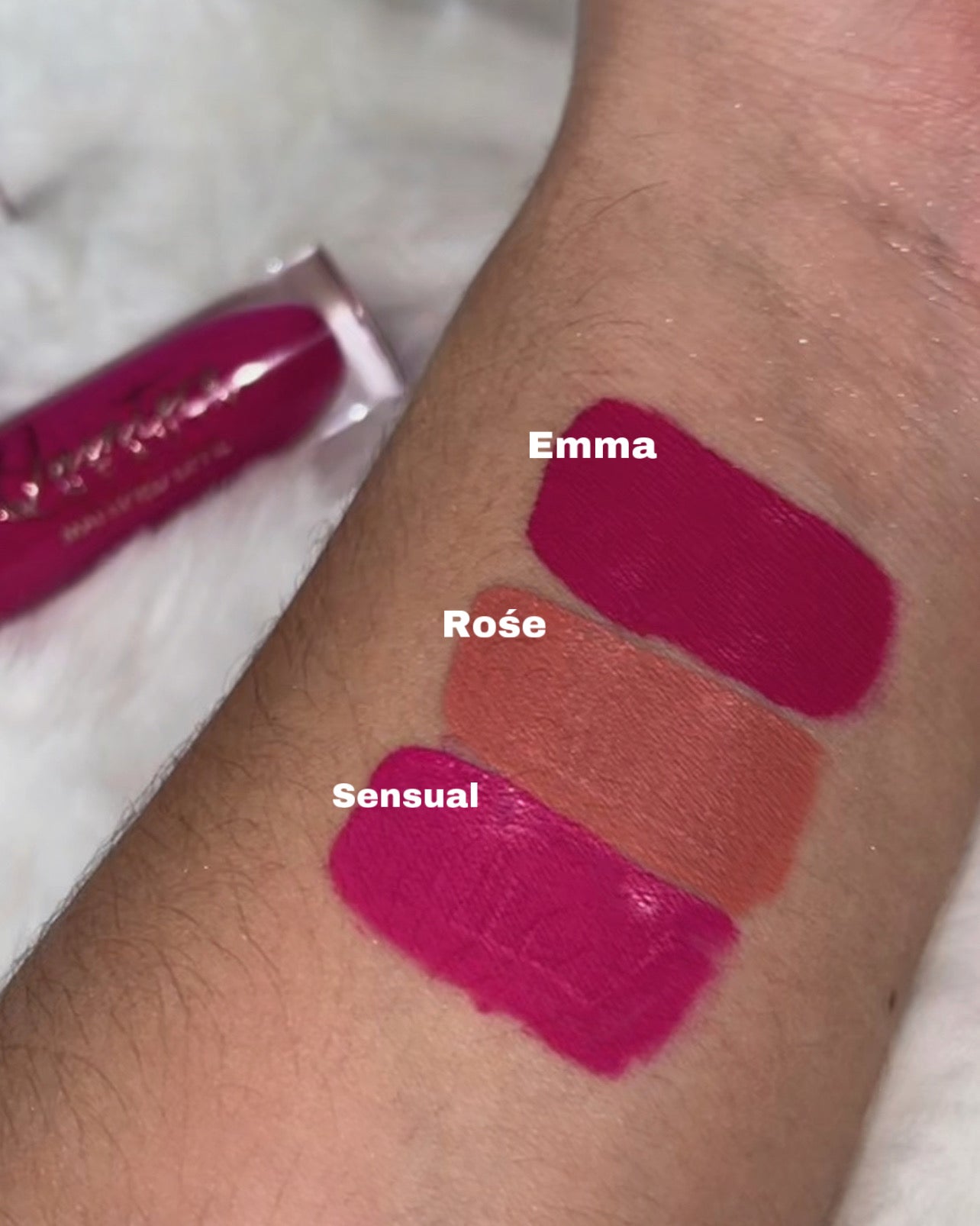 Rośe Mattified Lippie
