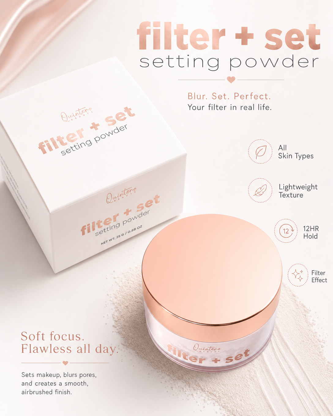 Filter + Set Setting Powder